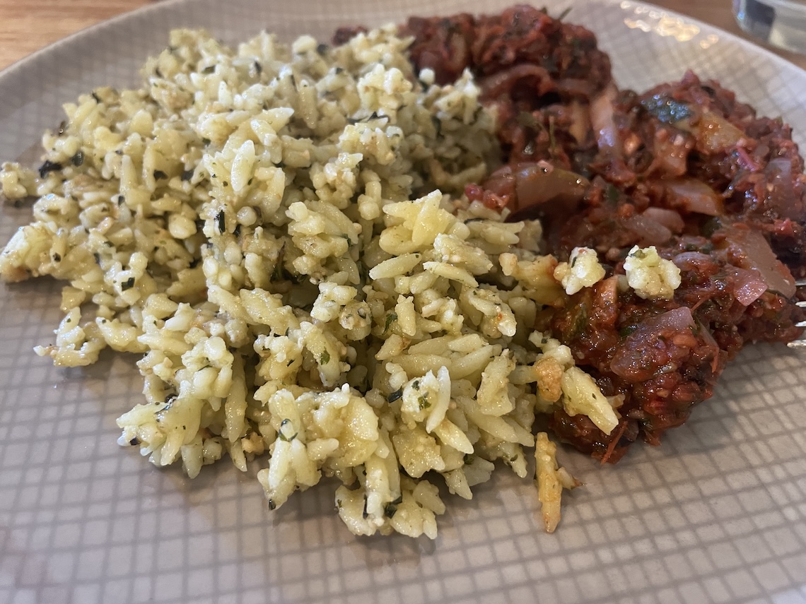 Risoni-ratatouille